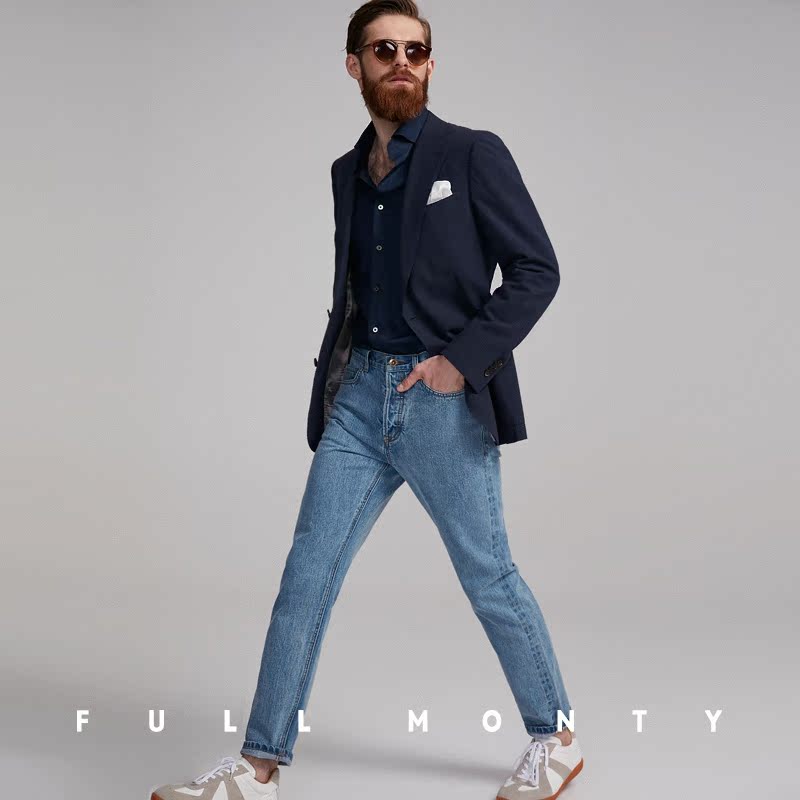 Full Monty mùa xuân và mùa hè Tây Tạng Cyan Bubble Sợi Độc Tây nam kinh doanh Slim Flat xà lan tiệc ăn mặc Lên trên