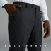 FULL MONTY nhập khẩu flannel váy quần nam tự canh tác quần âu kinh doanh quần tây Suit phù hợp