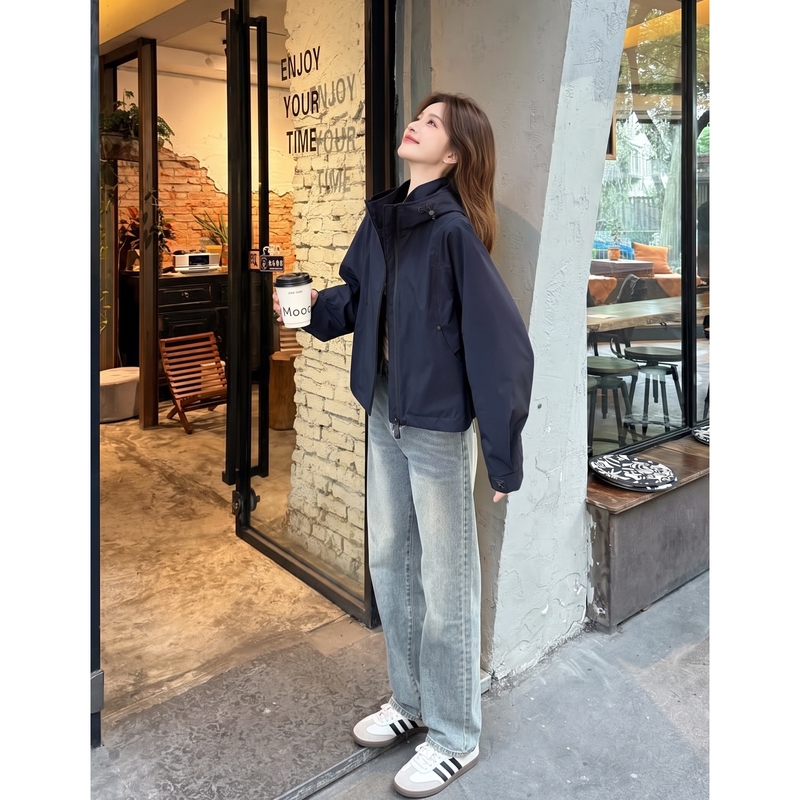 Casual Short Coat for Women, Autumn and Winter Hooded Parka down Jacket, 2026 New Style, Petite-Sized Windbreaker Jacket
