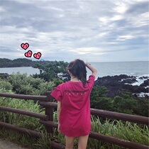 Net Red Short Sleeve T-Shirt Woman Mid 2020 Summer Korean version Ins ultra-fire girlfriends Loose Compassionate Jacket Tide