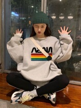 Sweatshirt female fashion 2020 New popular foreign air weight reduction Spring autumn season Korean version loose embroidery Lazy Wind blouses