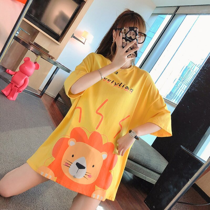 Net red ins ultra-fire short sleeve t-shirt woman 2020 new summer loose Korean version of original accommodation bf Lazy Wind Up to Clothes Tide