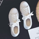 Летние белые кеды, универсальные трендовые кроссовки, повседневная обувь, коллекция 2021, мягкая подошва, в корейском стиле