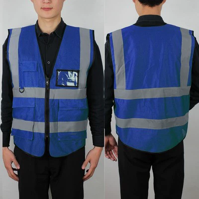 Jiahu vest phản quang công trường xây dựng công nhân cảnh báo an toàn quần áo xây dựng vệ sinh bảo vệ huỳnh quang vest màu vàng clip vải pangrim áo bảo hộ bắt ong 