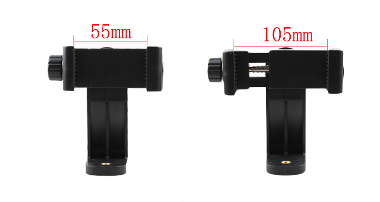 Ngang và dọc quay điện thoại di động Clip phổ camera điện thoại di động chân đầu điện thoại bộ chuyển đổi kẹp giữ lưng gù lớn nhất - Phụ kiện điện thoại di động ốp lưng đẹp