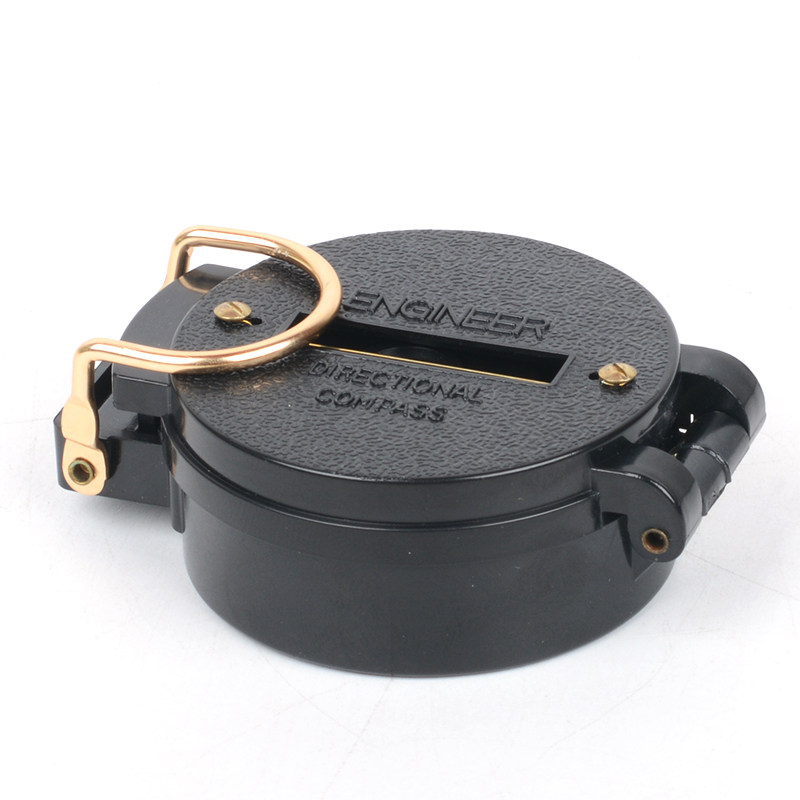 Outdoor Multifunction Compass Single Soldier Combat Orientation Cross Country Mountaineering High Precision Compass Instrument Metal Finger North Needle