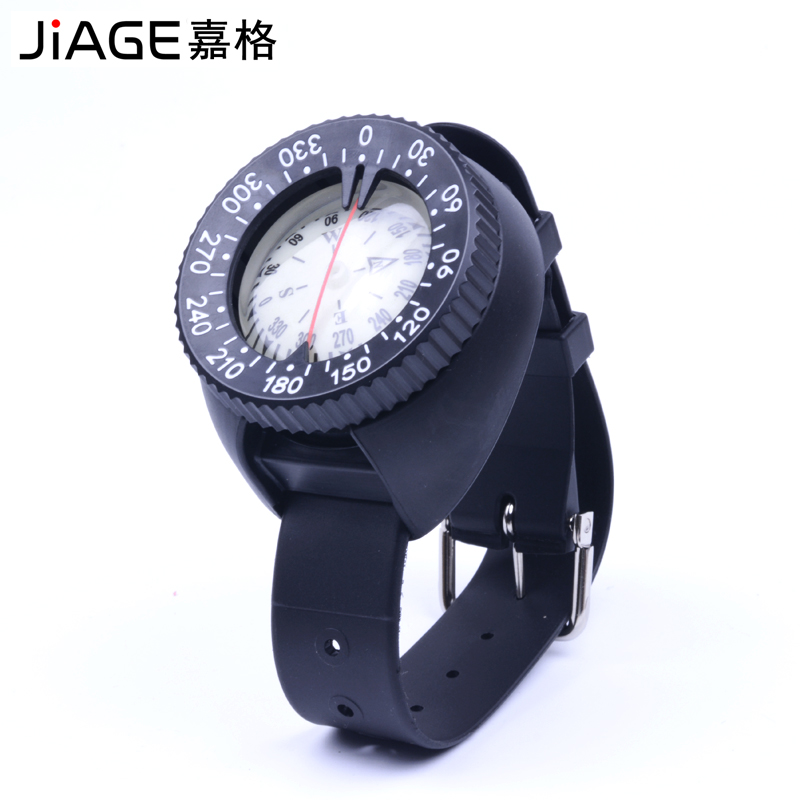 Navigation liquid-filled diving swimming Watch refers to the north needle compass Watch type waterproof luminous earthquake-resistant coach-50 meters