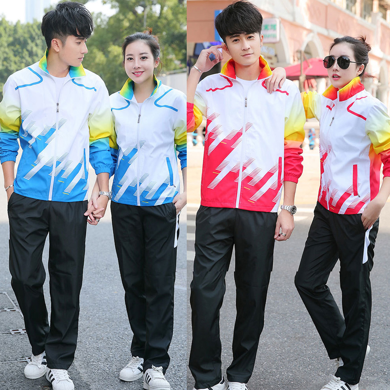 Spring and autumn long sleeve table tennis suit suit badminton clothes men and women sportswear jacket appearance in table tennis collar award
