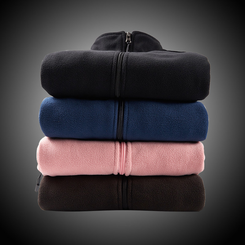 Catch Suede Jersey Man Outdoor Autumn Winter Warm Assault Clothing Liner Thickened Rocking Grain Suede Big Code Coat Female Double Face Suede Jersey-Taobao