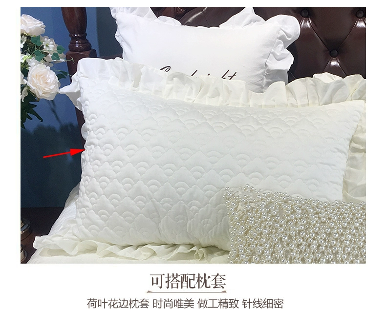 Giường ngủ mùa hè Yalu trải giường đơn mảnh ren 1,5 m Bộ giường 1,8m công chúa chống gió ba mảnh - Váy Petti váy giường khách sạn