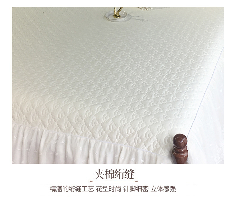 Giường ngủ mùa hè Yalu trải giường đơn mảnh ren 1,5 m Bộ giường 1,8m công chúa chống gió ba mảnh - Váy Petti giường váy