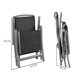 Linya Folding Recliner ອາຫານທ່ຽງ Break Folding Chair Outdoor Portable Balcony Nap Aluminum Alloy Leisure Home Backrest Chair