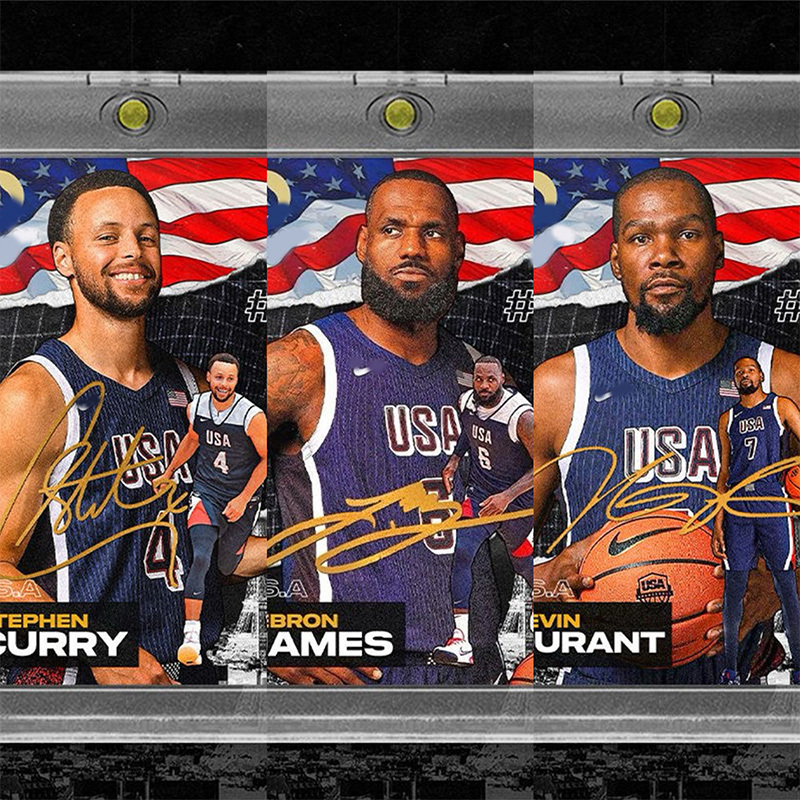 Original Star Card James Curry Durant Edward Paris Participation Card Dream Team LAOSHU Card Original Star Card James Curry Durant Edward Paris Participation Card Dream Team LAOSHU Card