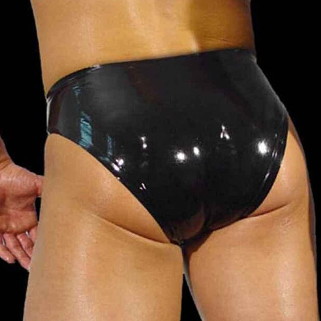 Latex underwear latex briefs latex underwear men's latex tight underwear