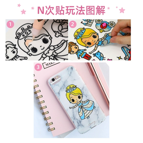 Amos, клеевая картина, стеклянная раскраска для принцессы, игрушка, «сделай сам», Южная Корея, без сушки в лампе, поделки ручной работы