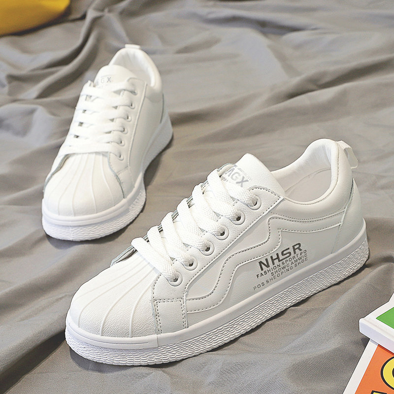 Shell-Toe White Sneakers for Women, 2025 Spring New Trendy Versatile Student Sneakers, Sports Casual Shoes, Women's Shoes, Single Shoes
