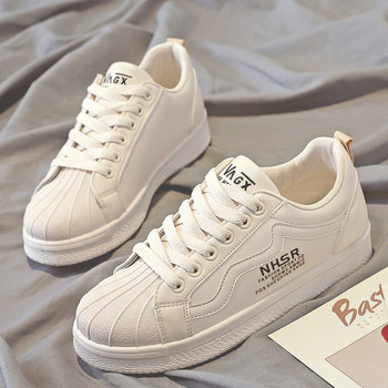 Shell-Toe White Sneakers for Women, 2025 Spring New Trendy Versatile Student Sneakers, Sports Casual Shoes, Women's Shoes, Single Shoes
