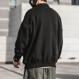 Демисезонный свитшот, куртка с капюшоном, японский лонгслив, в американском стиле, оверсайз, воротник поло