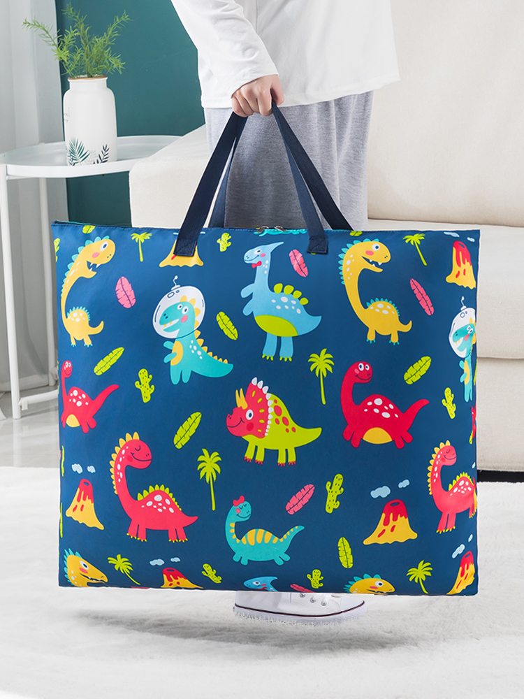 Kindergarten quilt storage bag Oxford cloth children's quilt handbag waterproof and moisture-proof luggage packing bag