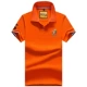 Huang Zi Paul Port polo áo gió nam ve áo ngắn tay áo sơ mi nam giản dị mùa hè rộng rãi áo sơ mi tay dài t shirt golf