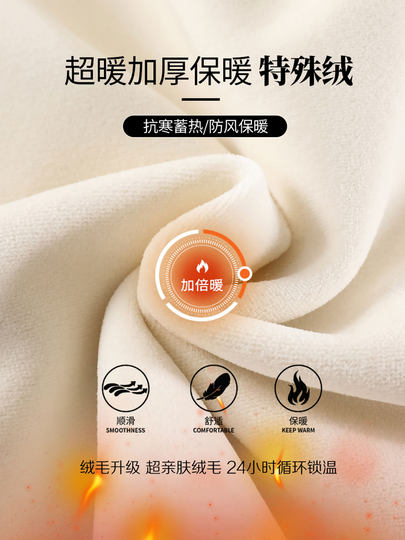 Gray Wool Suit Wide-Leg Pants for Women, Autumn and Winter, Fleece-Lined, Thickened, Slim-Fit, Twill Straight-Leg, Soft Woolen Knife-Cut Pants