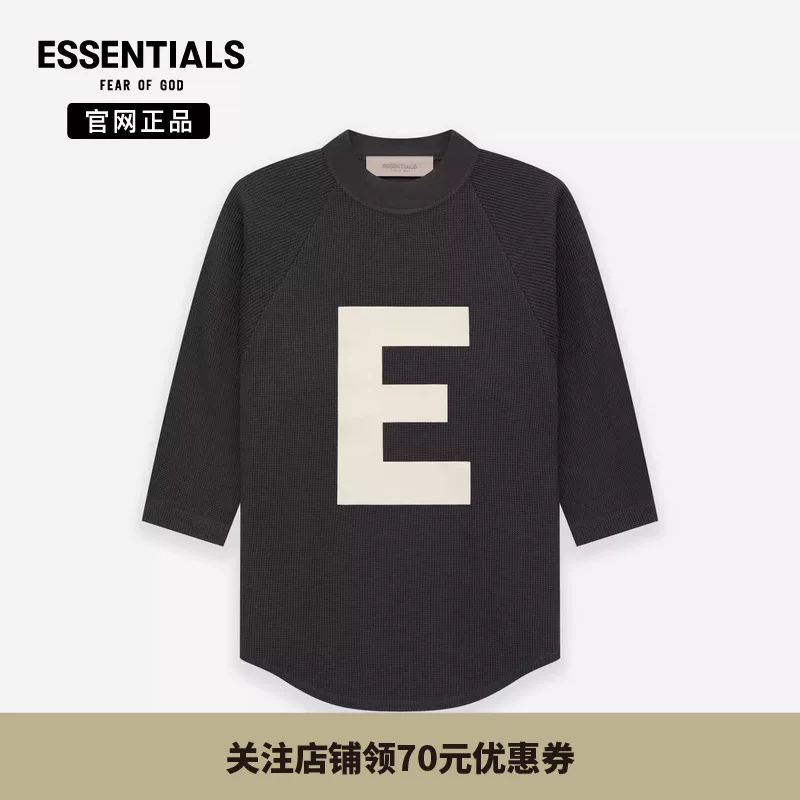 [Специальное предложение] ФобEssentials детская футболка средней длины с принтом Big E с коротким рукавом