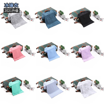 Roboro Quick Dry T-shirt Ice Silk Short Sleeve Taiwan Brand Ice Front Clothes Couple Summer Thin Breathable Round Neck