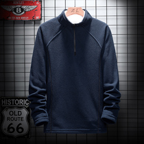 Roboro brand fleece mens spring and autumn thin fleece grab sweater womens outdoor mountaineering pullover one boy