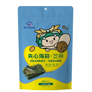 【手指点点】芝麻海苔夹心脆40g