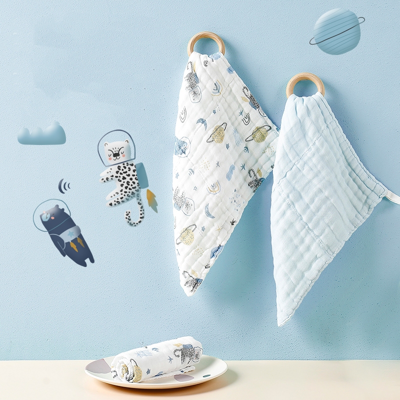 gb好孩子婴儿洗脸巾纱