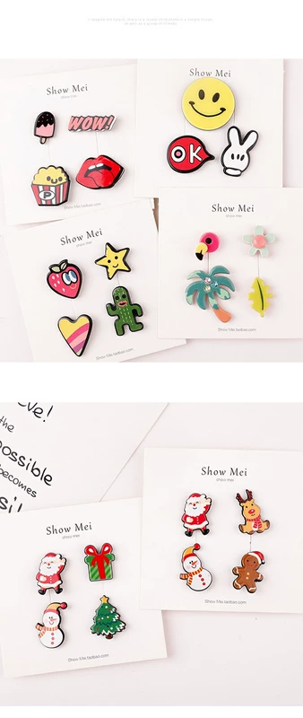 Nhật Bản đơn giản hoạt hình huy hiệu trâm cài áo khoác thời trang quần áo pin pin nút áo len phụ kiện khí chất dễ thương - Trâm cài