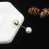 Đôi ngọc trai từ pin cổ áo trâm cài áo len nữ corsage áo len nhỏ pin Hàn Quốc hoang dã khăn choàng khóa phụ kiện huy hiệu đảng cài áo Trâm cài