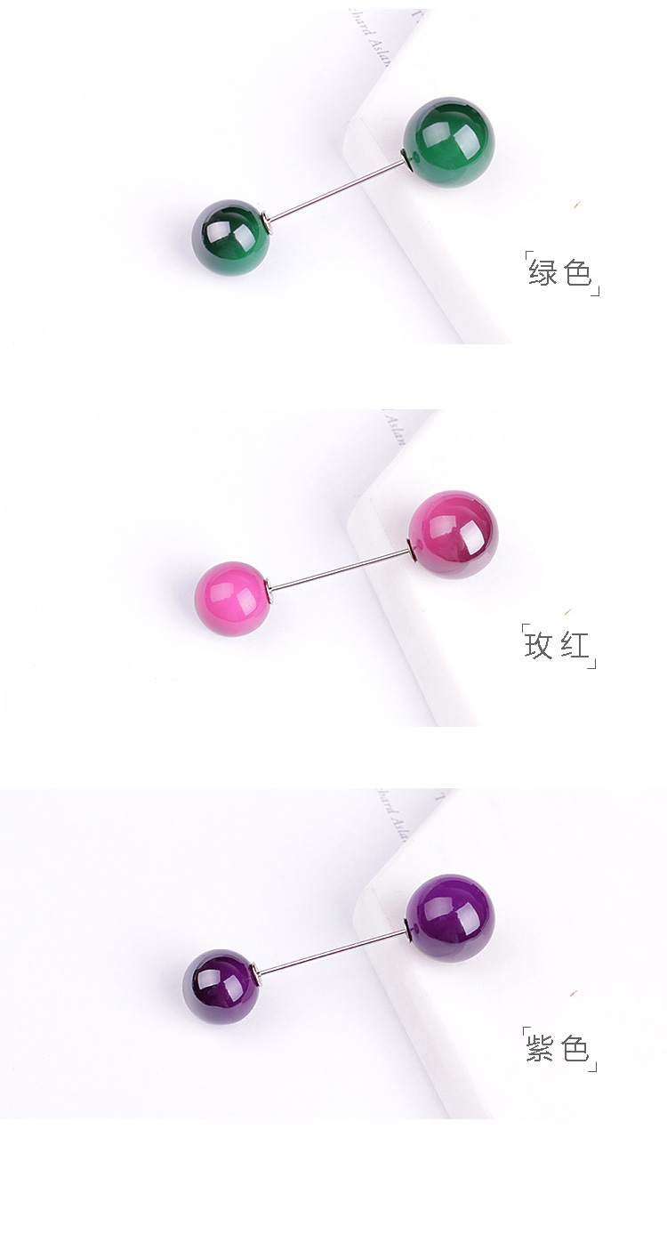 Thời trang hàn quốc gradient ngọc trai chống ánh sáng trâm cài pin cardigan áo len khóa áo len có phụ kiện nữ ghim cài áo