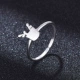 S925 sterling bạc nhẫn nữ net đỏ thời trang mở chỉ số nhẫn Nhật Bản và Hàn Quốc nhịp đập nhỏ ngón tay nhẫn nhẫn sinh viên trang sức nhẫn kim tiền pnj