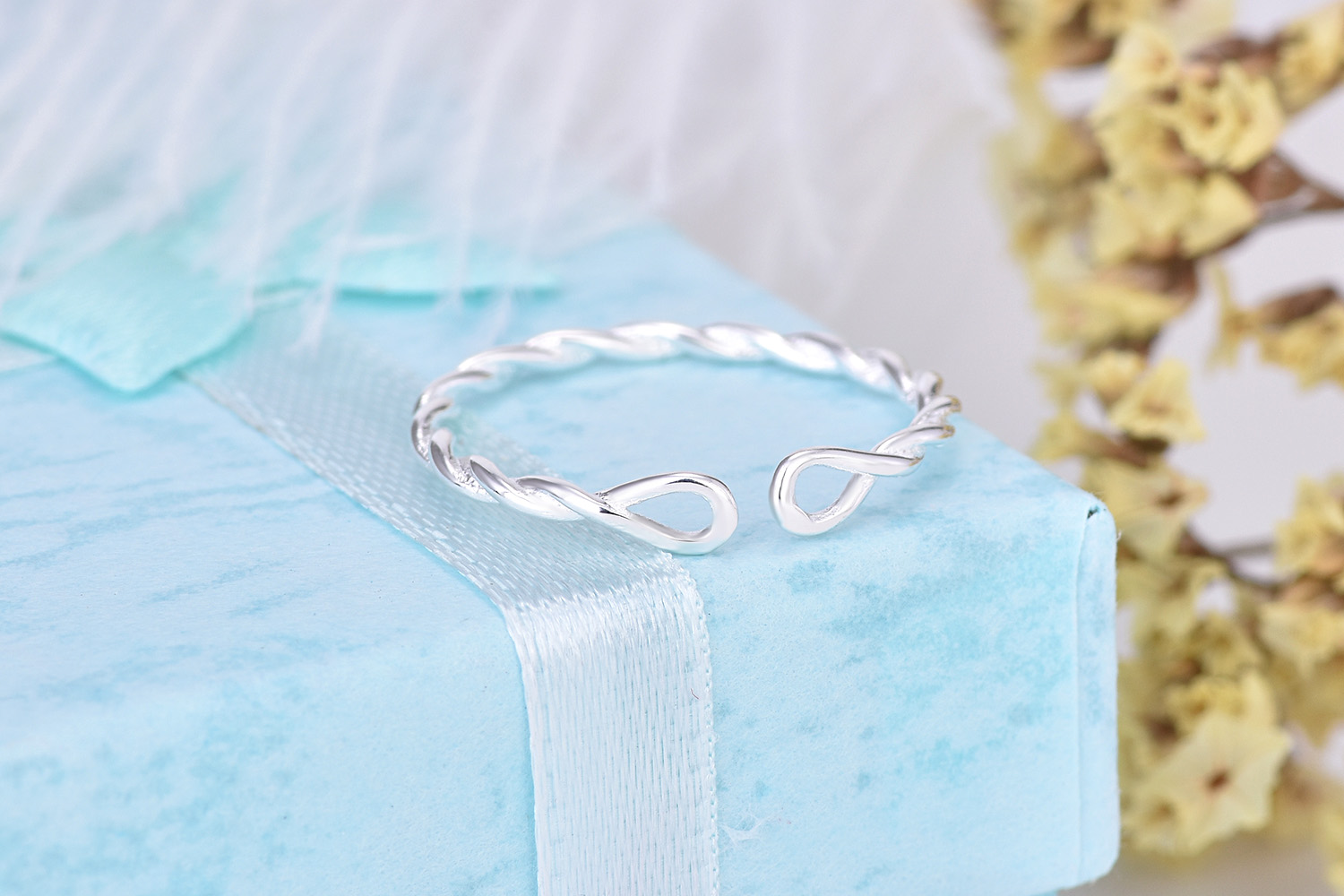 S925 sterling bạc nhẫn nữ net đỏ thời trang mở chỉ số nhẫn Nhật Bản và Hàn Quốc nhịp đập nhỏ ngón tay nhẫn nhẫn sinh viên trang sức nhẫn vàng nữ 18k
