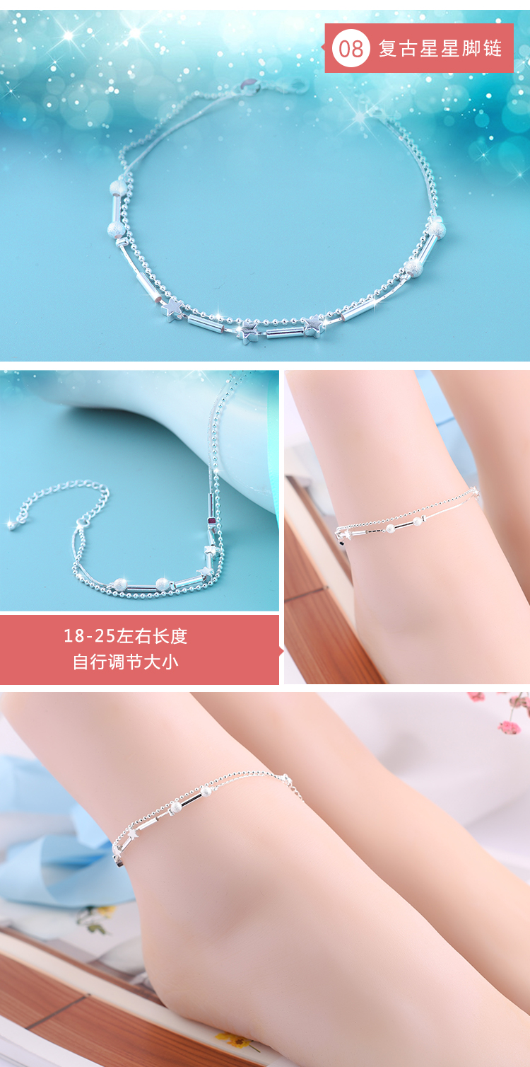 Chaine de cheville Femme OTHER   en Argenterie - Ref 3102140 Image 16