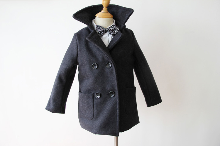 Manteau pour garcon en laine - Ref 2161396 Image 15