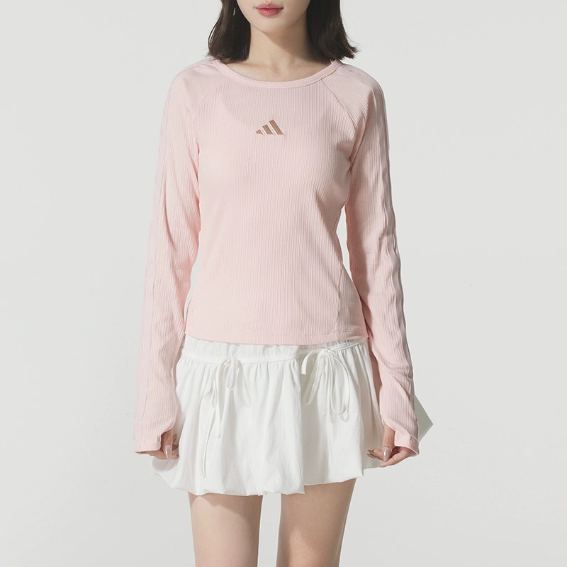 Authentic Adidas Sweatshirt Women's Long-Sleeved Pullover Casual Sports Base Shirt T-Shirt Kb7755 Kb7754