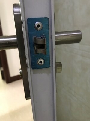 Makeup Room Lock Single Tongue Lock Body Handle Spherical Lock Indoor Toilet Lock Bathroom Single Lock Lock Accessories Lock Body