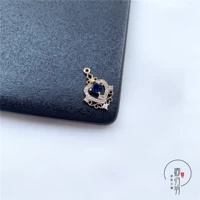 Один синий сапфир ок. 15*22 мм