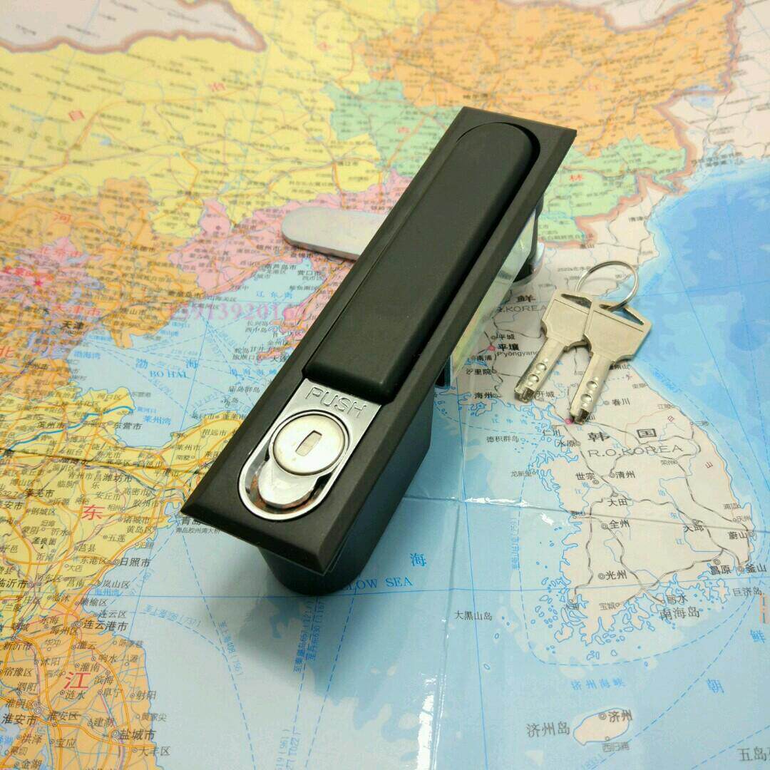 Power distribution cabinet lock MS818-1S high and low voltage power distribution switch cabinet door lock network main shell cabinet lock plane lock zinc alloy