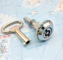 MS704-1 high-voltage cabinet lock distribution cabinet box door lock word lock cylinder screw tension lock zinc alloy lock with snap ring