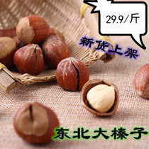 Northeast specialty new goods original artificial opening big hazelnut snacks thin skin without adding non-fried 500g