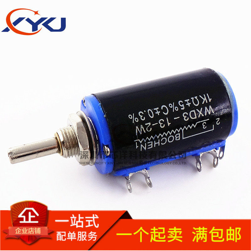WXD3-13-2W precision multi-turn potentiometer 1K 2.2K 3.3K 4.7K 10K 22K 47K 100K