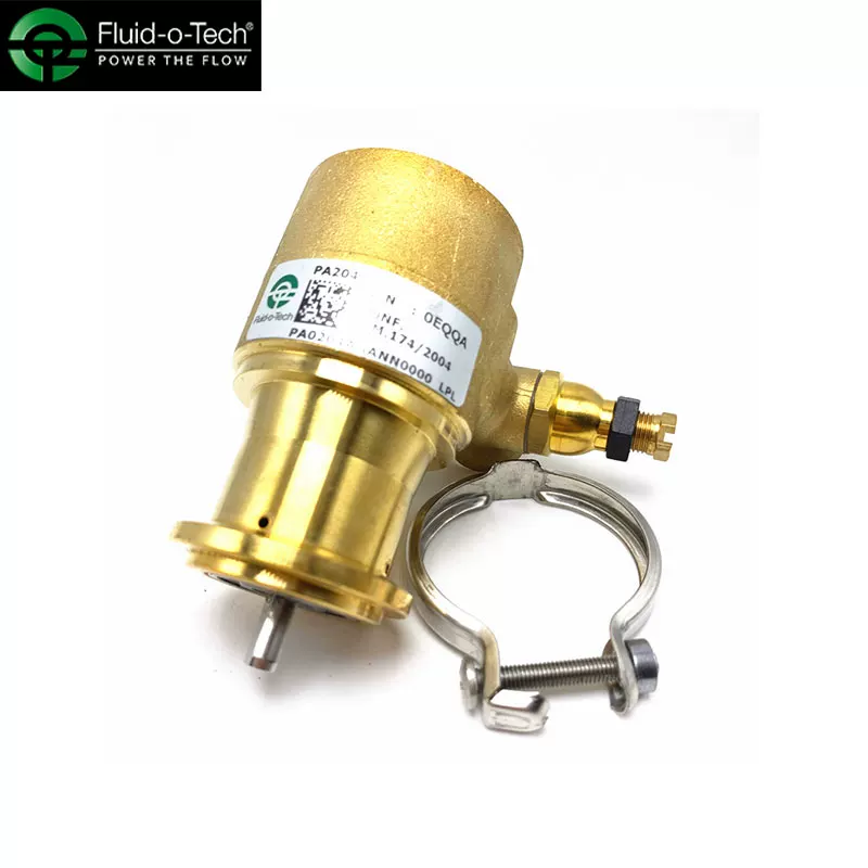 Оригинальная помпа Fluid-O-Tech вращающаяся головка насоса для кофемашины кола-машины пищевой машины