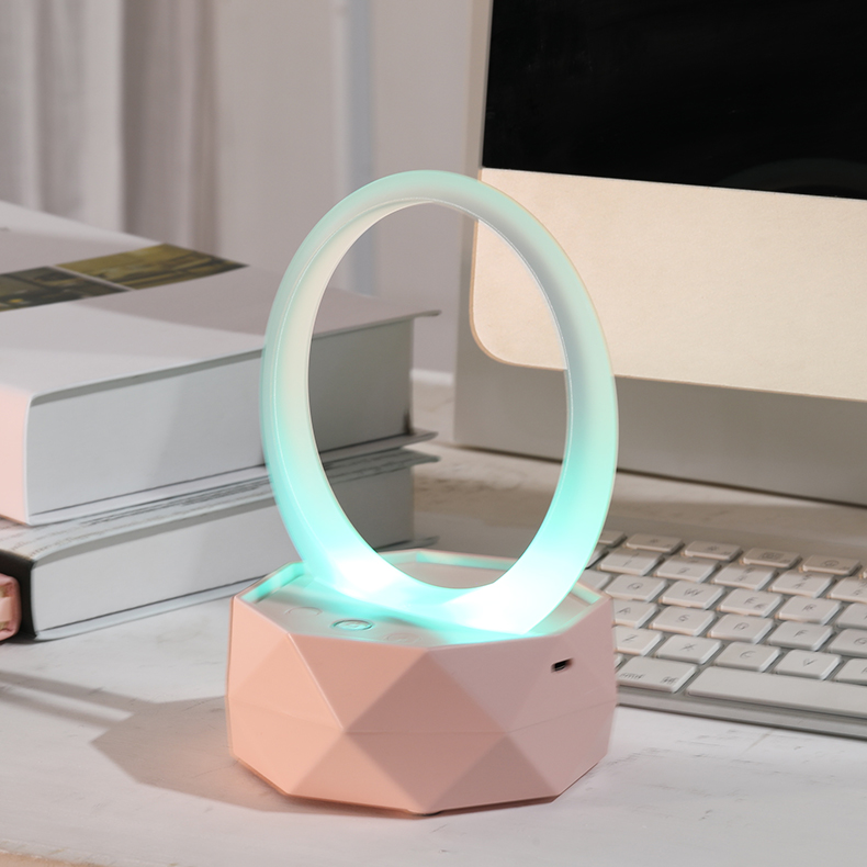 Wireless Bluetooth Speaker Big Volume Phone Mini Heavy Bass Lights Small Night Light Seven Colored Lights Home Sound Multifunction
