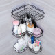 Bathroom tripod corner storage rack no punching wall hanging kitchen sink toilet bathroom storage rack