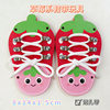 Strawberry shoelace skill board Montessori baby diy accessories homemade busy house hole board toy early education puzzle