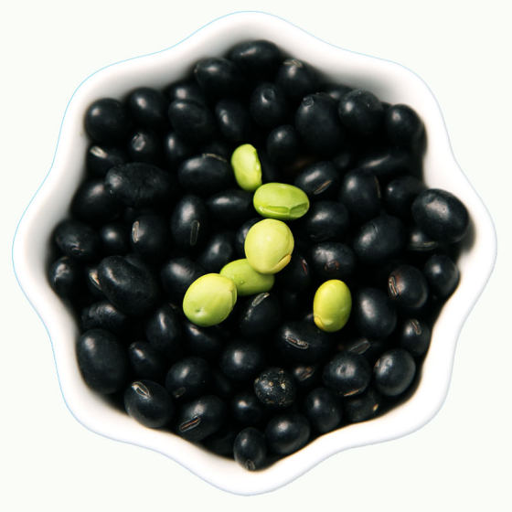 North Latitude 49 New Northeast Heilongjiang Green Core Organic Small Black Beans Black Soybeans Green Kernel Green Kernel Small Raw Black Beans 400g