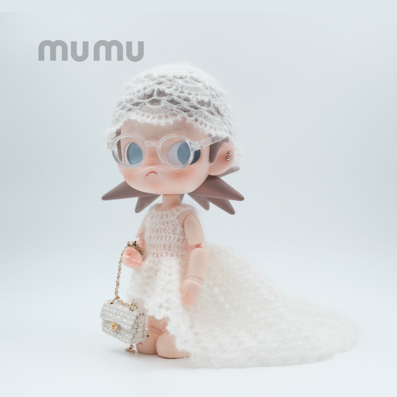 Bubble Mart Zsiga's Dreamland Doll Clothes 1/8 Movable Doll Ga Zi Sister Wedding Dress Only Clothes Change Outfit